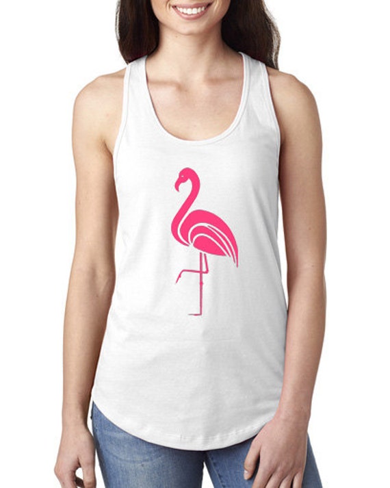 Flamingo Iron on for Tshirt or Tank 10 X 5 Do It Yourself | Etsy