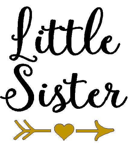 Little Brother OR Little Sister Iron on Decal in Choice of Two - Etsy
