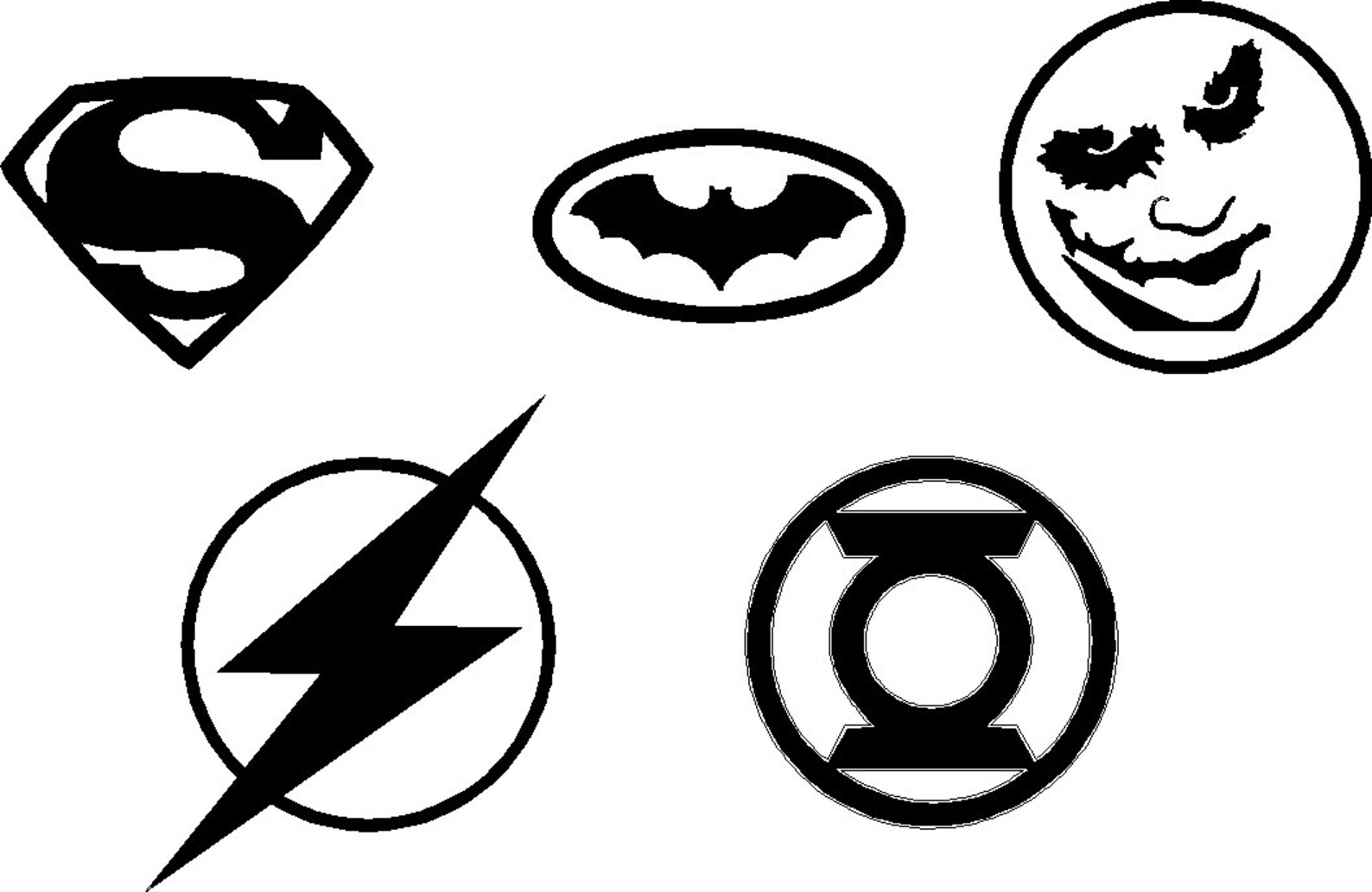 Super Hero Custom Cut Stencils for Glass Etching Etsy