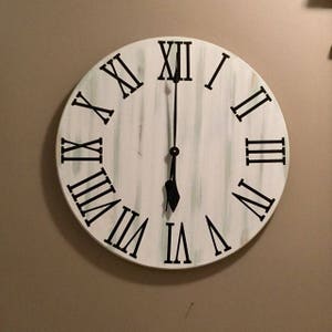 Do It Yourself Bauernhaus Uhr römische Ziffern 15,2 cm großer Aufkleber oder Einweg-Schablonen do it yourself ideal für 36-Zoll-Uhr