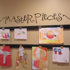 Masterpieces vinyl wall art for your display wall 30 x 3.5