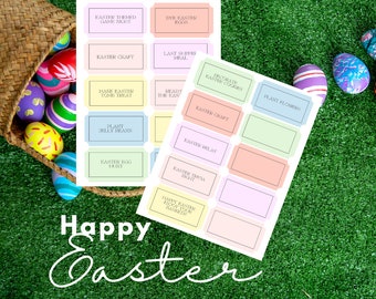 Easter countdown printable with daily activities to countdown to Easter