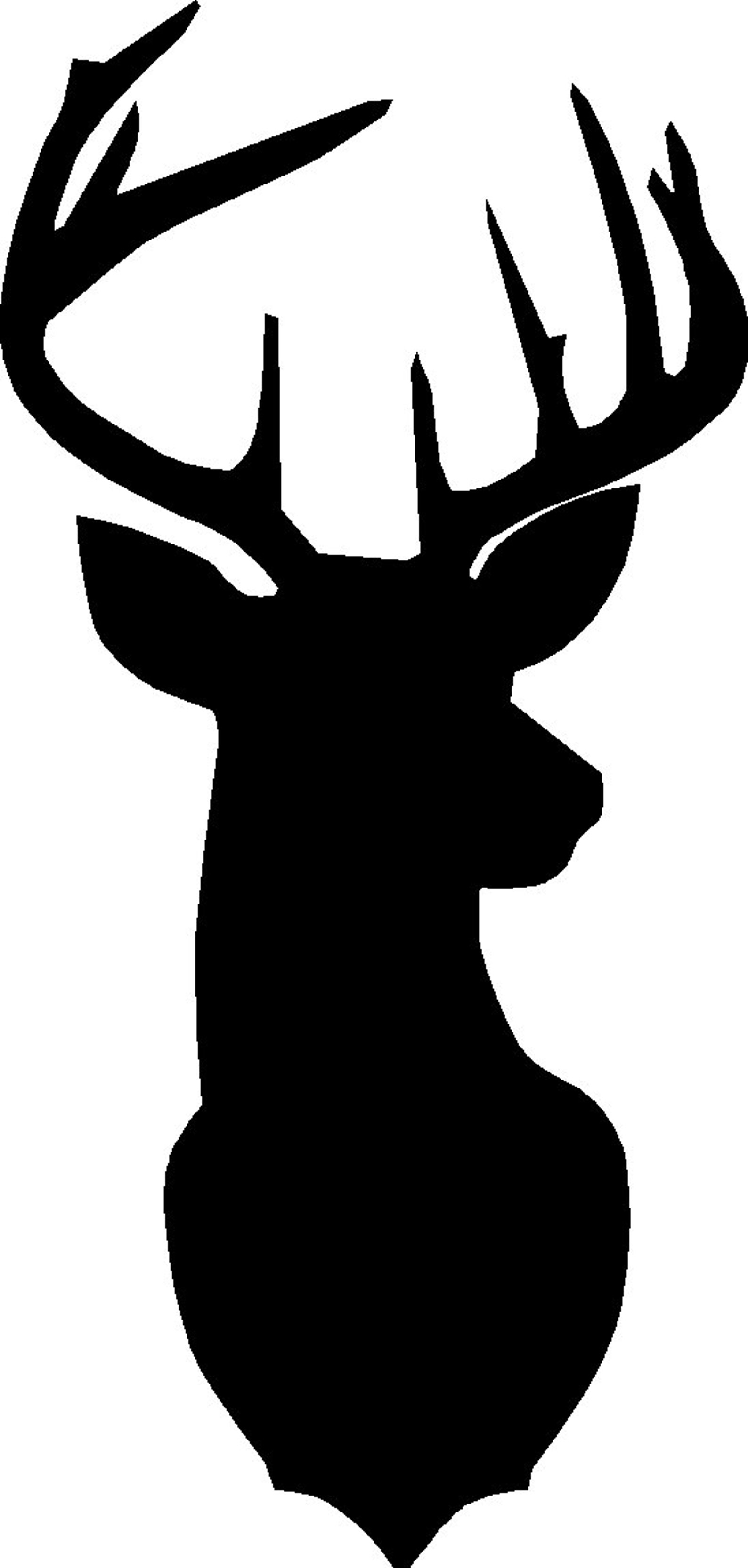 Deer Silhouette Iron on Decal in Child and Adult Sizes for Pre | Etsy