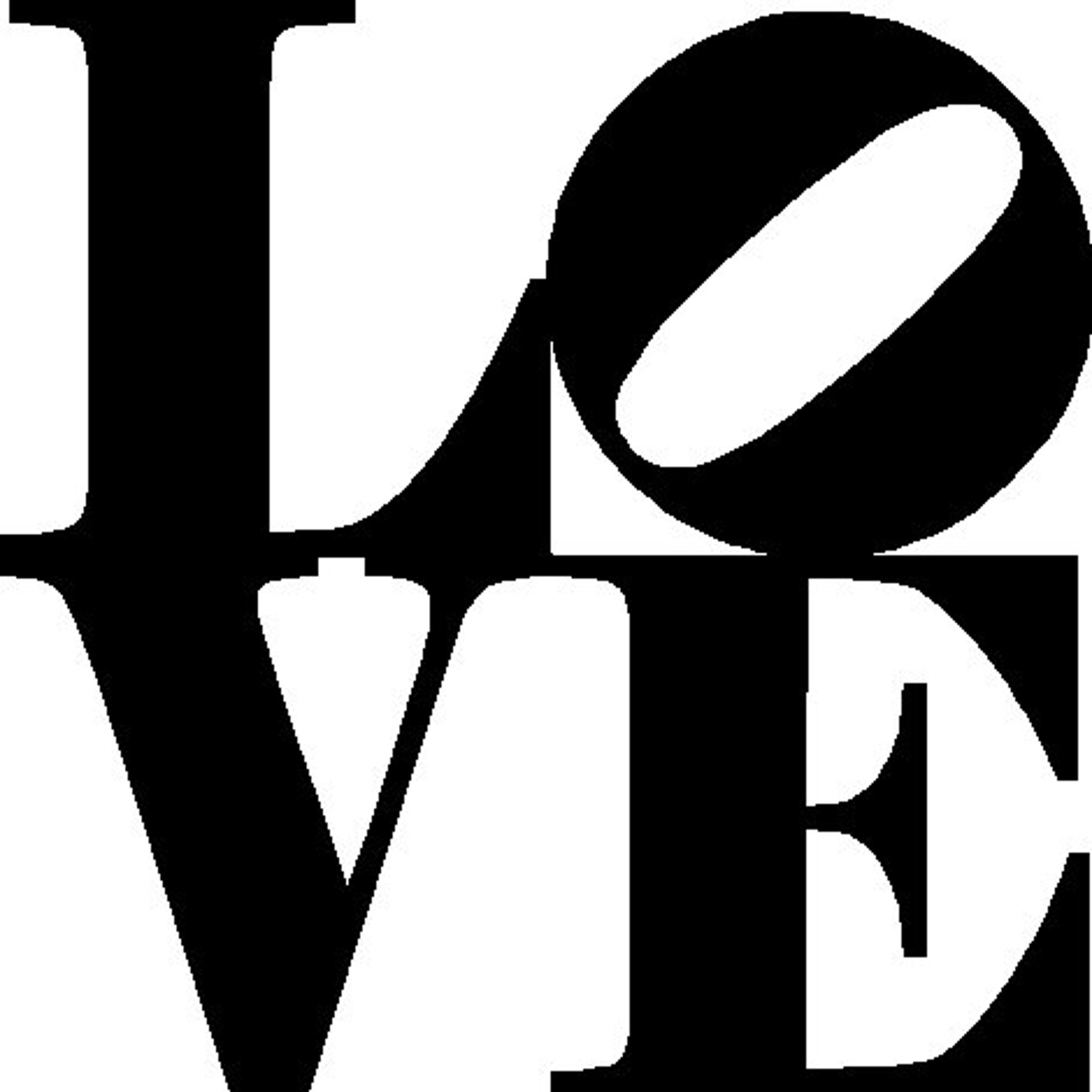 Iconic LOVE Square Iron on Decal Shirt NOT Included Etsy