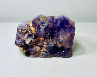 Unique Semi-Rough Amethyst Crystal Freeform with Organic Features & Natural Inclusions – 3.5 lbs