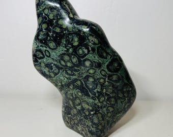 Kabamba Jasper Freeform (10.8 lbs) – Green Crocodile Stone Sculpture