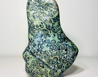 XL Kabamba Jasper Freeform (29.7 lbs) – Green Orbicular Mineral Sculpture