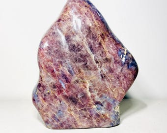 XL Purple Rose Quartz Organic Freeform – 44.3 lb Polished Statement Stone
