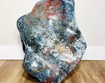 High Grade XXL Ocean Jasper Freeform (114.4 lbs) – Multicolor Collector Specimen