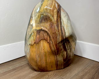 XXL Desert Jasper Freeform (113.9 lbs) – Multicolor Earth Tone Mineral Sculpture
