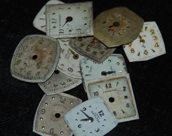 Watch Faces Dials Vintage Antique Steampunk  Parts PL 84