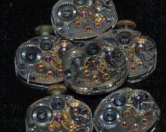 Vintage Antique Watch Movements Steampunk GE 84