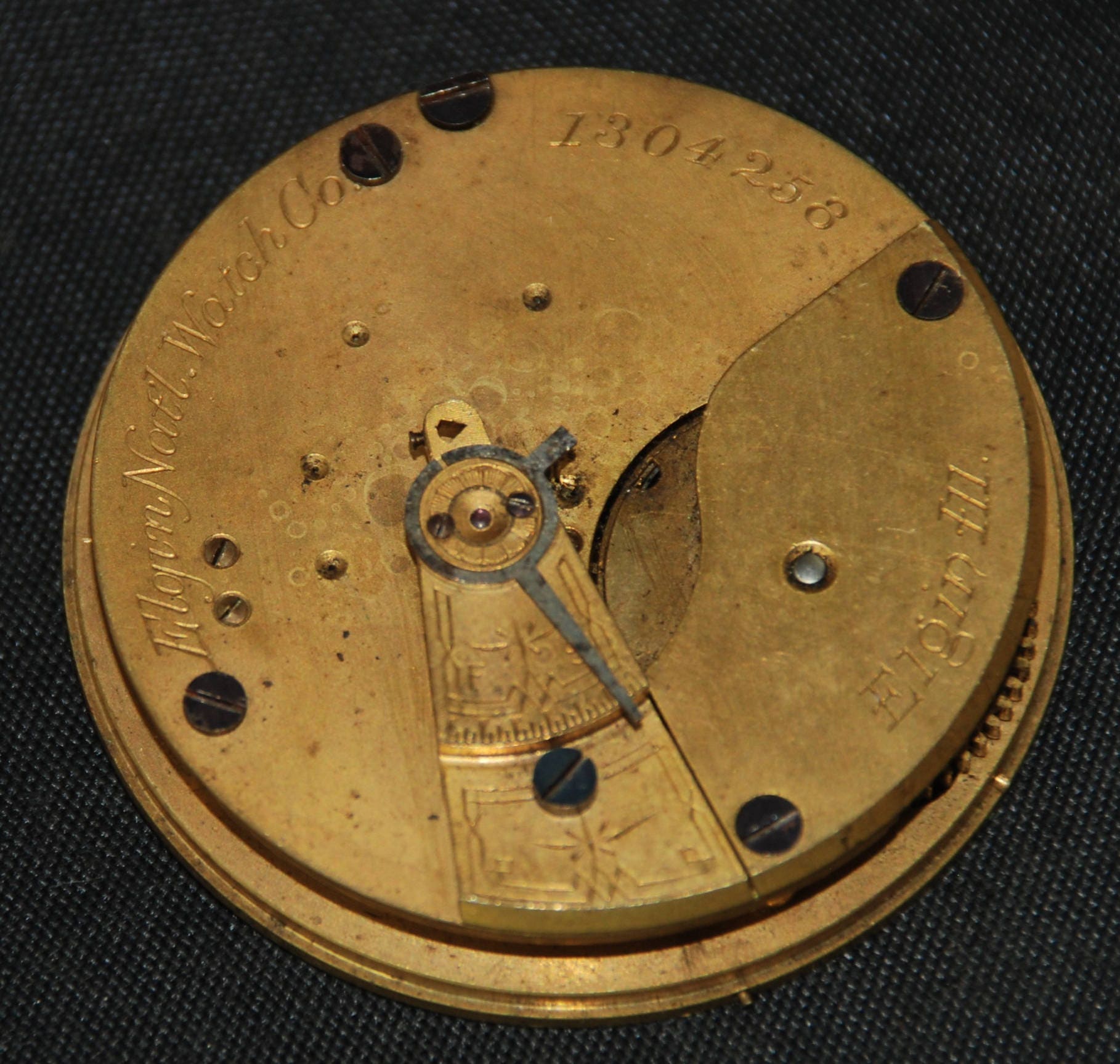 elgin watch movement