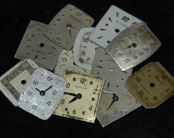 Watch Faces Dials Vintage Antique Steampunk  Parts PL 68