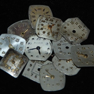 Watch Faces Dials Vintage Antique Steampunk  Parts PL 28