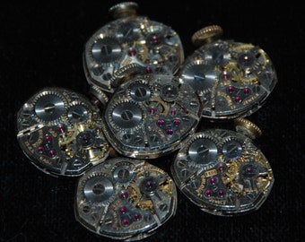 Vintage Antique Watch Movements Steampunk GE 26