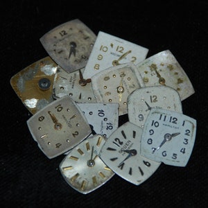 Watch Faces Dials Vintage Antique Steampunk  Parts PL 83
