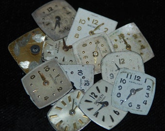 Watch Faces Dials Vintage Antique Steampunk  Parts PL 83