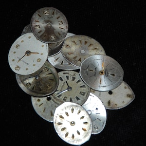 Watch Faces Dials Vintage Antique Steampunk  Parts PL 24
