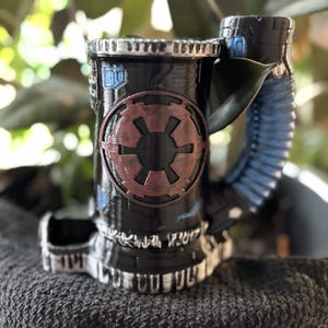 The Force Koozie Dice Tower red black galactic