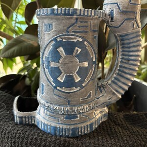The Force Koozie Dice Tower grey blue galactic