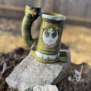 The Force Koozie Dice Tower green silver rebel
