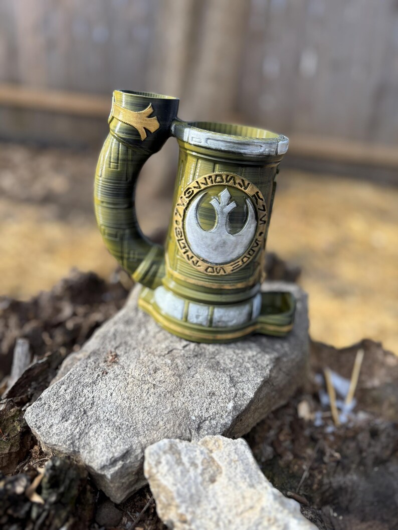 The Force Koozie Dice Tower green silver rebel