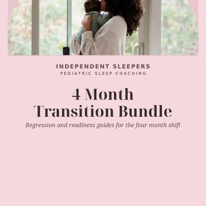 4 Month Transition Bundle, Sleep Regression and Readiness Guides, Gentle Help for the Four Month Shift