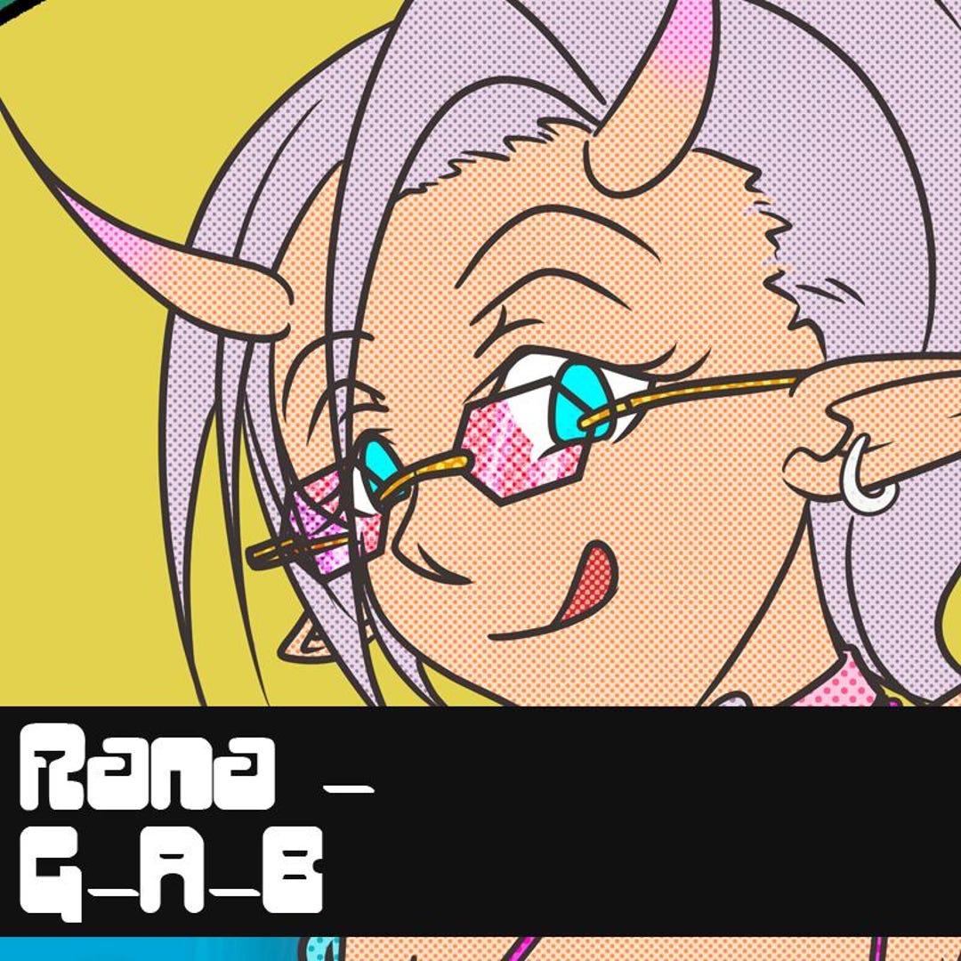 Rnr -rana- “GAB” Holographic Sticker - Etsy