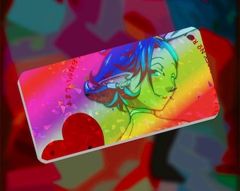 RnR Holographic Waifu Acrylic Keychains