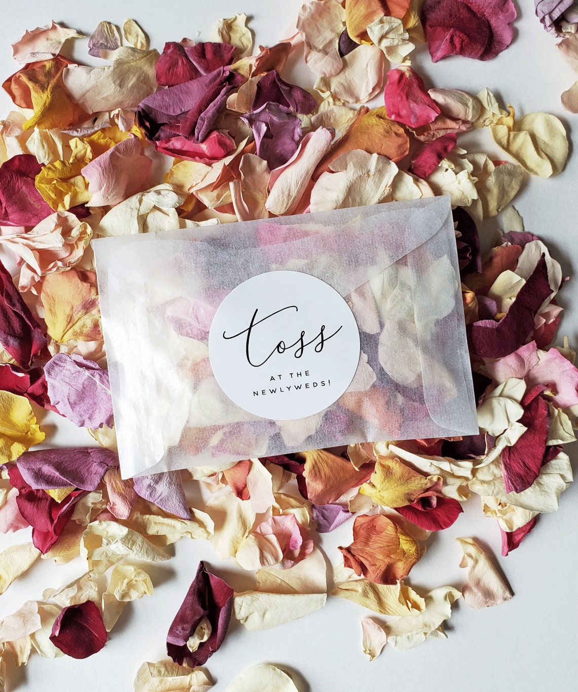 Wedding Petal Toss Packets EMPTY Bags With Printed Labels Etsy Australia