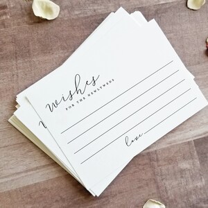 Wedding Advice Cards Modern Guest Book Idea for Wedding - Etsy