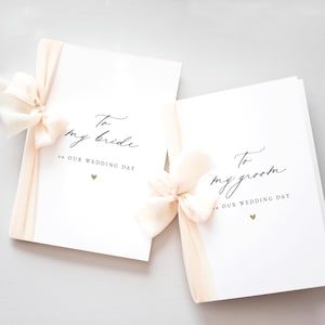 Tarjetas de boda o folletos de votos para imprimir: para mi novia, para mi novio, tarjetas de boda para imprimir, plantilla de descarga instantánea para hacer tú mismo