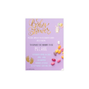 Paquete de postales para baby shower, incluye sobres, celebra nuevos comienzos, invitación con dulces, ideal para celebraciones.