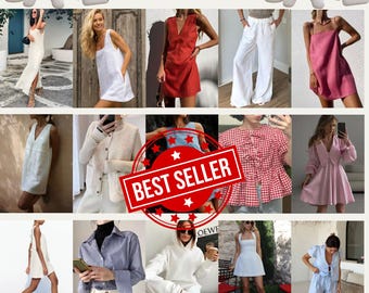 Sewing Patterns Bundle: Woman's Summer Dress (XS-XXXL) (PDF Pattern)