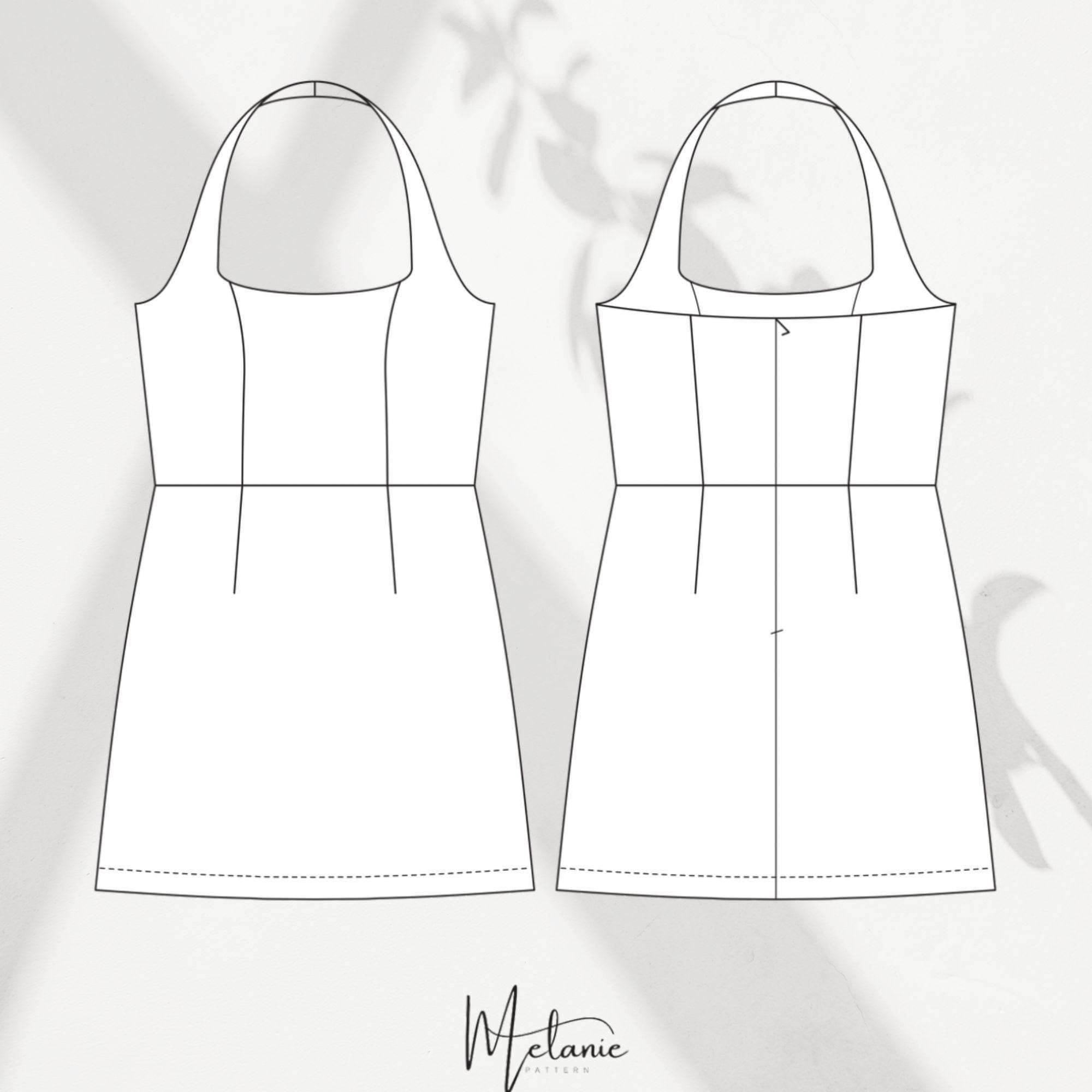 Lily Mini Dress Sewing Pattern: Beginner Friendly, XS-XXXL (PDF Pattern) -  Etsy