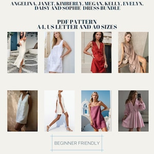 Linen Dress Sewing Pattern: Beginner-friendly XS-XXXL (PDF Pattern, Digital  Download - Etsy