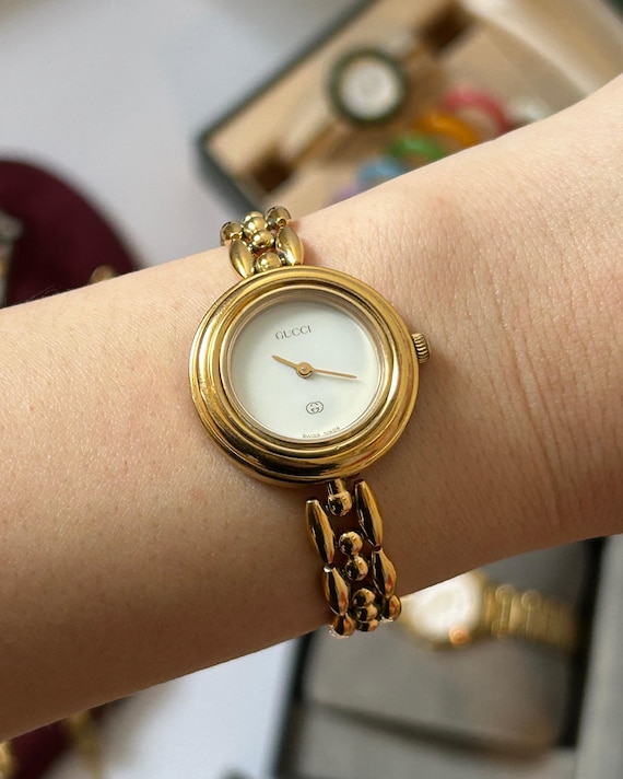Vintage Tom Ford Era Gucci Interchangeable Bezel Bracelet Watch - Etsy