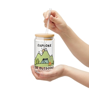 Bicchiere Adventure Sipper, contenitore per bevande ecologico, contenitore per acqua aromatizzato per esterni, perfetto per campeggio, escursionismo e divertimento estivo