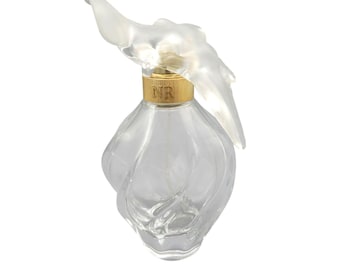 EMPTY Nina Ricci perfume bottle Doves L'Air du Temps 100 ml Made In France