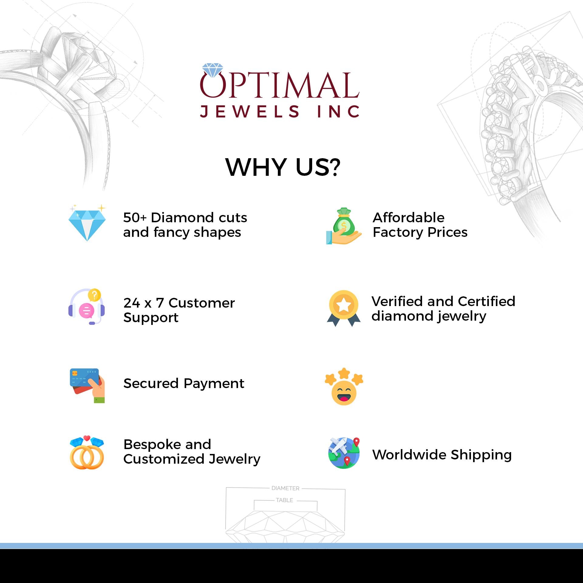 3.00 CTW Heart Cut Moissanite Diamond Earring, Heart Diamond
