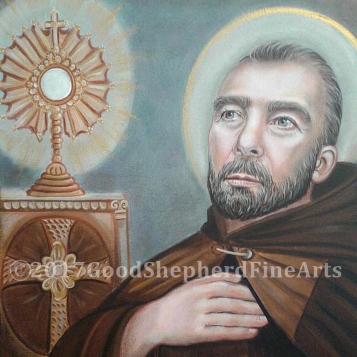 Saint Paschal Baylon seraph of the Eucharist Etsy