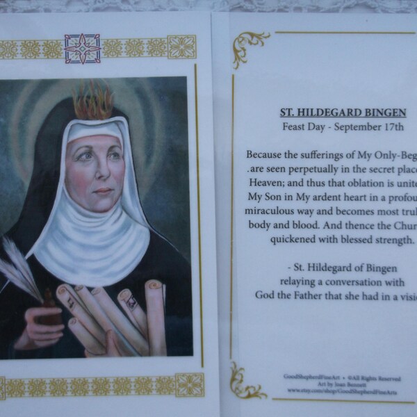 Hildegard Von Bingen Art - Etsy