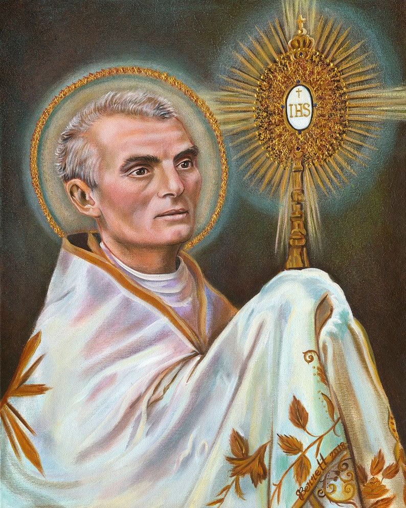 Saint Peter Julian Eymard Apostle of The Eucharist Priest Etsy