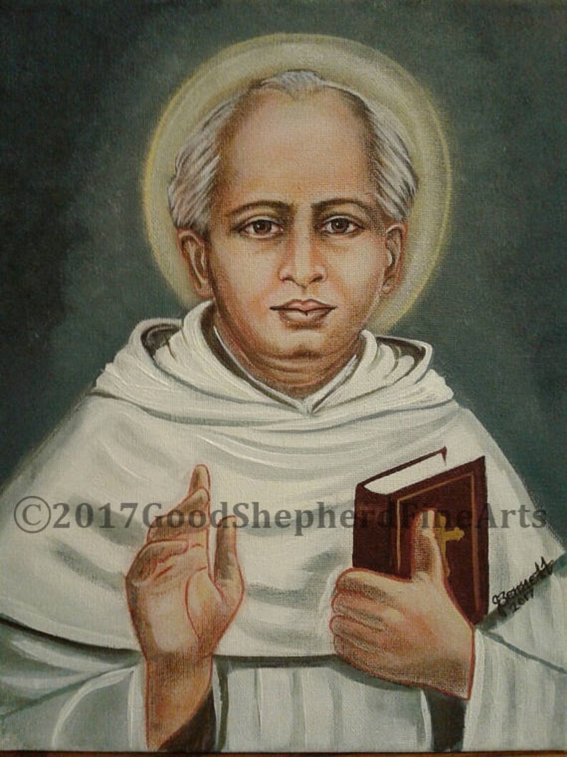 Saint Kuriakose Elias Chavara Founder Catholic Art, Vicar General of East Syrian of Malabar 8x10 /& 11x14 Prints on White Card Stock