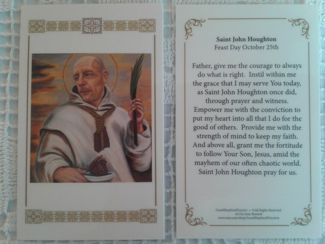 Saint John Houghton Carthusian Hermitprotomartyr Laminated Etsy saint-john-houghton-carthusian-hermitprotomartyr-laminated-etsy
