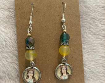 Saint Philomena earrings