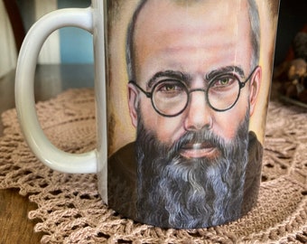 Saint Maximilian Kolbe Coffee Mug Saint Mug Franciscan Monk