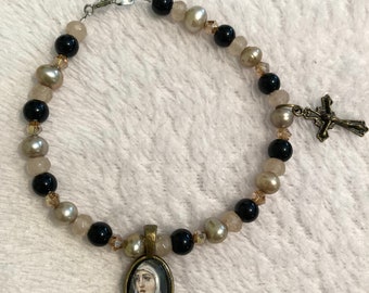 Our Lady of Sorrow Bracelet Catholic Jewelry, Trendy Jewelry Our Lady Seven Sorrows