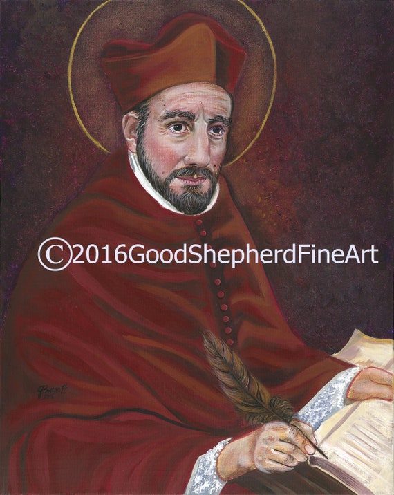 Saint Frances of Rome Obl 8x10 /& 11x14 Prints on 110lb Card Stock Catholic Art Signed Painting O.S.B. Image taken from my OOAK
